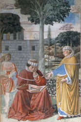 Épisodes de la vie de Saint Augustin (détail)